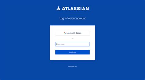 log in atlassian.